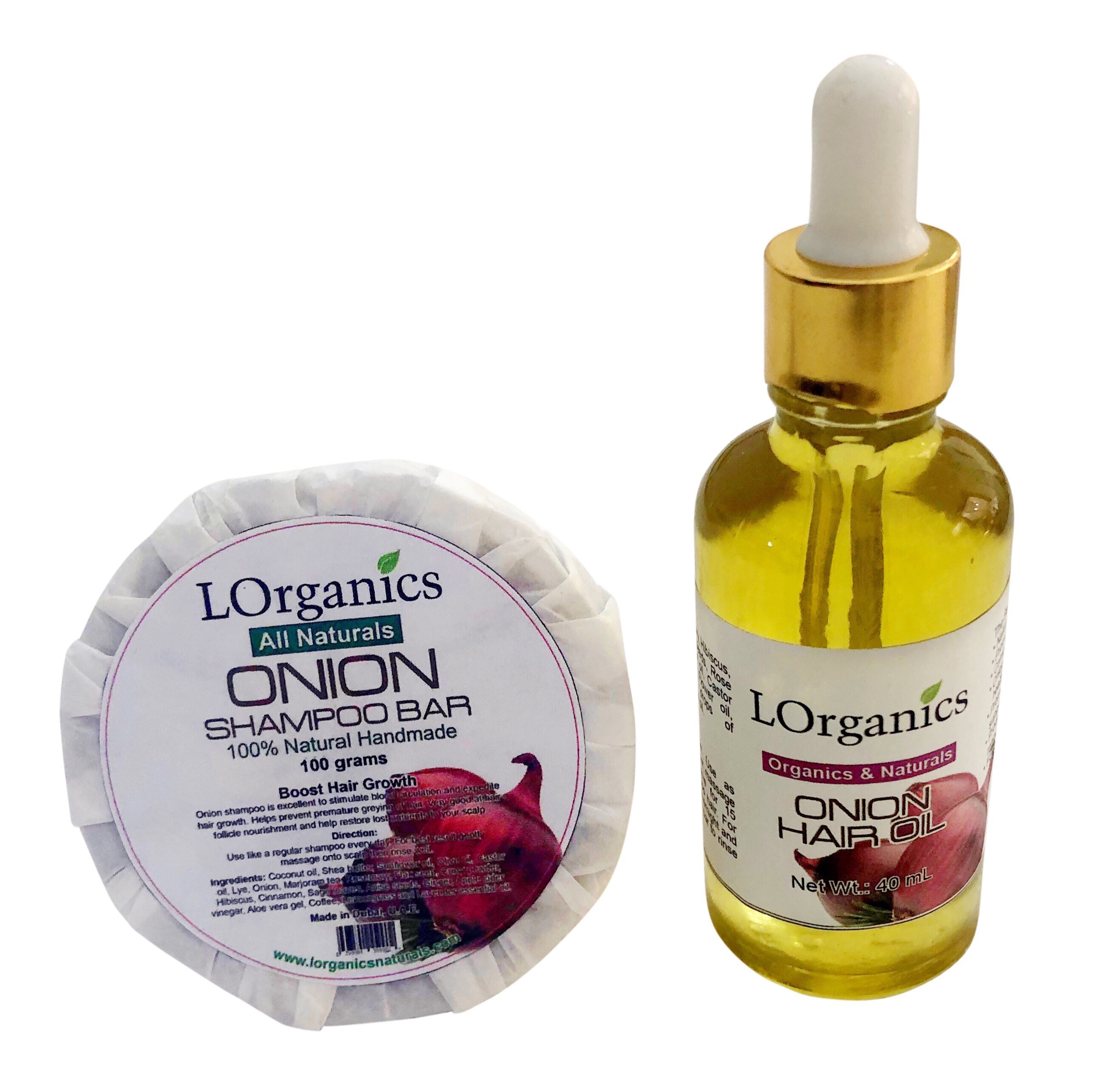 Set of Onion Shampoo & Onion Oil Boost Hair Growth