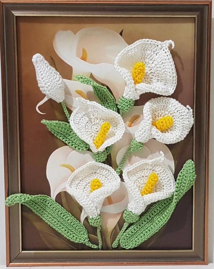 3D Crochet Lilies