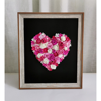 Flower Heart in a Frame