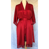 Red Satin Lounge/Night Robe