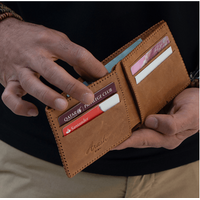 Dirham By-Fold Walnut Wallet