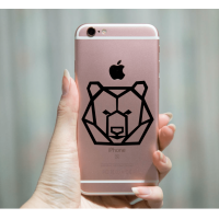 Geometric Bear Vinyl Decal/Sticker