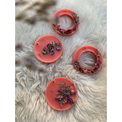 Scented Wax Coral Floral (set 4 pieces)