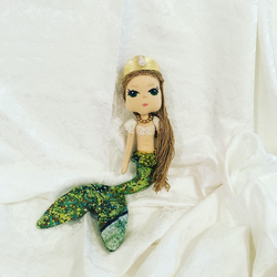Mermaid  - handmade doll