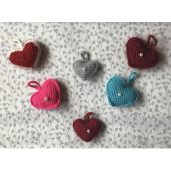 Crocheted Hearts