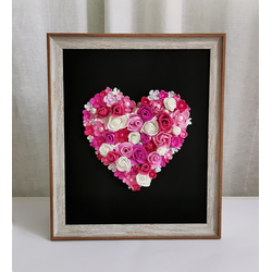 Flower Heart in a Frame