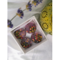 Scented Wax Tars Lavender  (4 pieces set)
