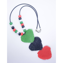 UAE National Day Love Crochet Necklace