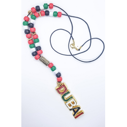 UAE National Day Gold Plated Dubai Necklace