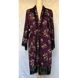 Purple Floral Lounge/Night Robe