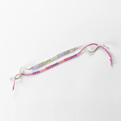 Pink and Purple Friendship Bracelets