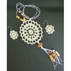 Boho Crochet Necklace