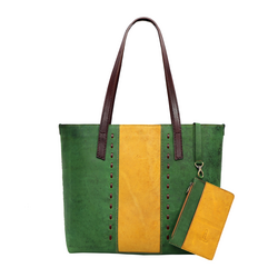 حقيبة مرجان (أخضر و أصفر)