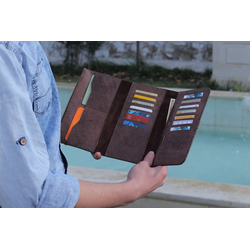 SAFE Rustic Chair Brown Unisex Wallet