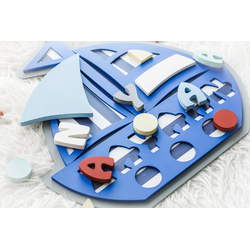 Customized Name Puzzle/Sign - Boy (Nautical Theme)