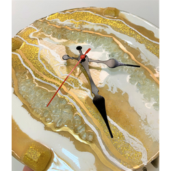 Luxurious Resin Art Wall Clock