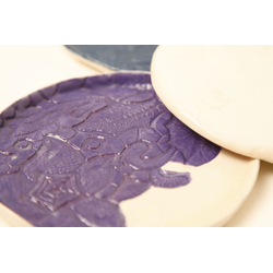 Funky Set of 3 Desert Plates