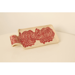 Floral Ceramic Spoon Holder