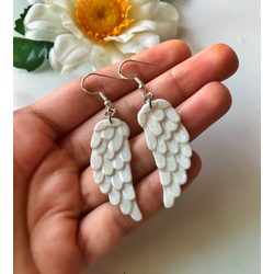 Handmade Polymer Clay Wings Earrings