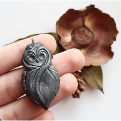 Handmade Polymer Clay Owl Earrings