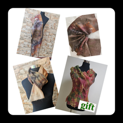 Nuno Felted Unisex Scart