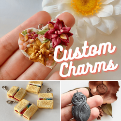 Customized Handmade Polymer Clay keychains