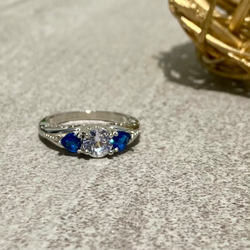 Sea of Sapphire ring