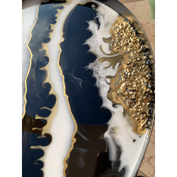 Tray+Table Resin Art Style