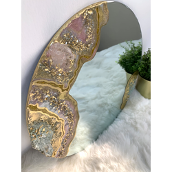 Geode Style wall Mirror