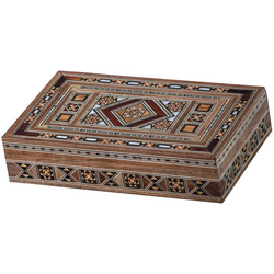 Jewelry Box Mother of Pearl and Mosaic