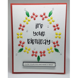Stitched Birthday Card