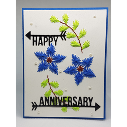 Stitched Anniversary Card