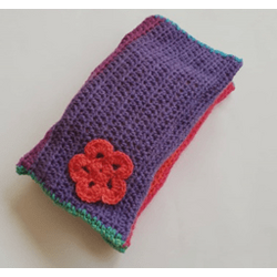 Crochet Diaper and Wipes Pouch