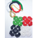 UAE Flag Crochet Rounds Necklace