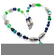Malachite Necklace and Jade Bracelet Set