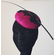 Pink & Black Lace Pillbox Hat