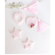 Floral "Hearts and Stars" Scented Wax Tarts (4 Pieces Set)