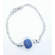Blue Metallic Bracelet