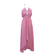 Hannah Dust Pink High-Low Dress