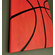 لوحة فنية على شكل كرة السلة