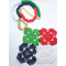 UAE Flag Crochet Rounds Necklace
