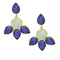 Lapis, Amazonite Earrings