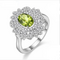 The Peridot silver ring