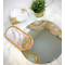 Geode Style 2 pcs Resin Set ( tissue box + plate)
