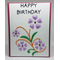 Stitched Birthday Card
